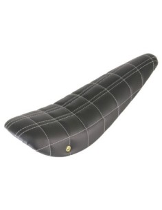 20 2/line Stitched Banana Saddle Vinyl All Black...